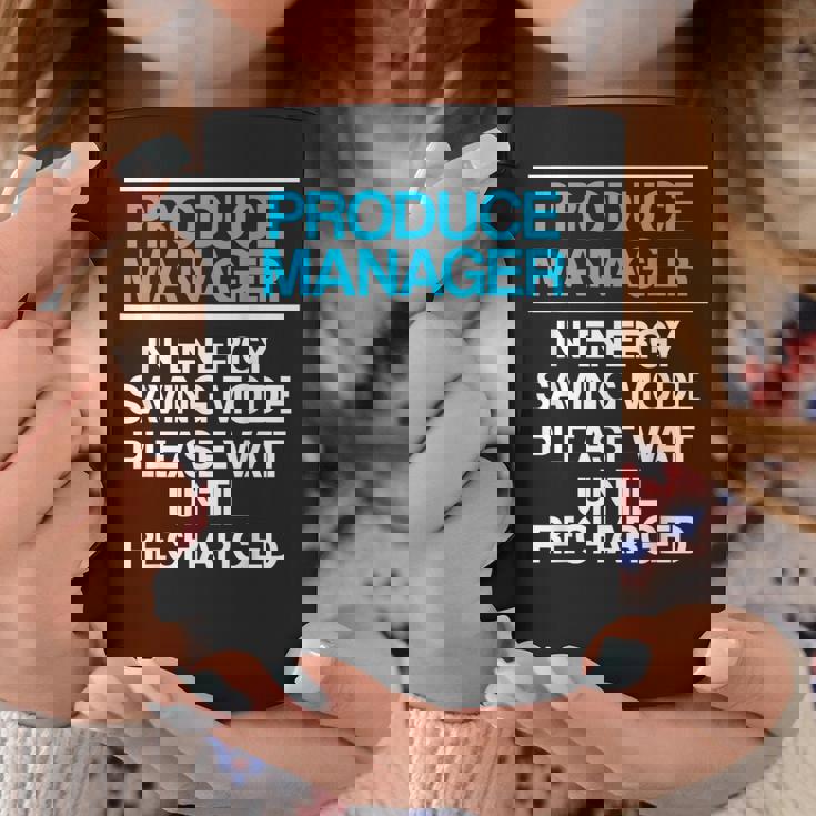 プロデュースマネージャー 食料品店スーパーバイザー コーヒーマグ 面白い贈り物