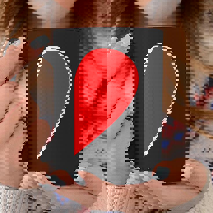 ペア ハート 親子 恋人（Right 右）（ビューティフルライフ）半分 コーデ リンク ルック かわいい コーヒーマグ 面白い贈り物