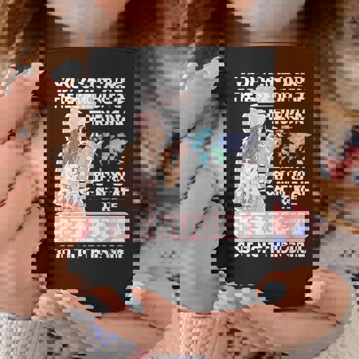 ペルージャシティのクールな少女 誇り高きペルージャガール コーヒーマグ 面白い贈り物