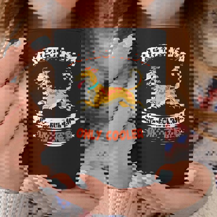 ボルゾイママ、まるで普通のママ専用クーラー-ボルゾイ犬 コーヒーマグ 面白い贈り物