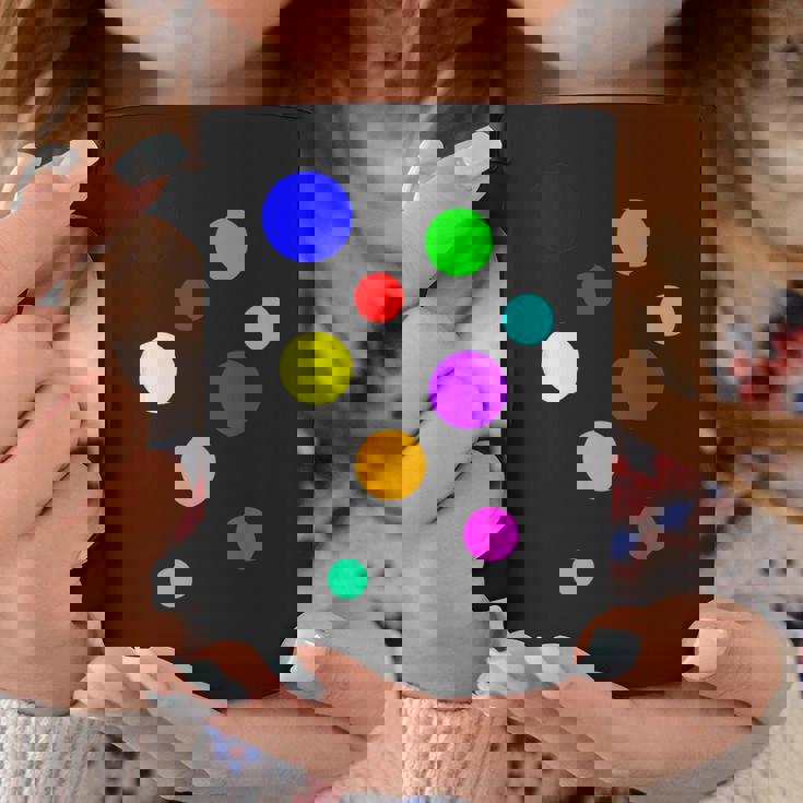 ポップ Dots カラフルドット 水玉【Pop】模様プリント アート おしゃれ コーヒーマグ 面白い贈り物