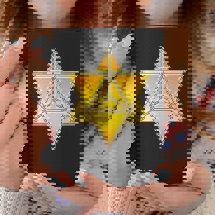 マカバ神聖幾何学ヨガスピリチュアリティ瞑想トレンド コーヒーマグ 面白い贈り物