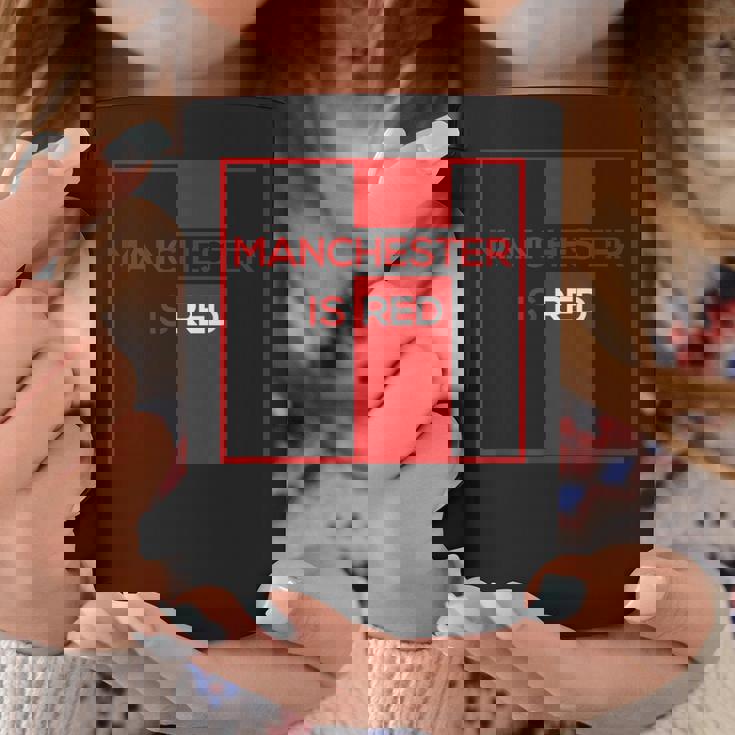 マンチェスター・イズ・レッド・ファニー・ユナイテッド・フットボール・サポーター コーヒーマグ 面白い贈り物