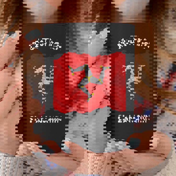 マン島国旗 マンクス語「エラン・ヴァンニン」トリスケリオン コーヒーマグ 面白い贈り物