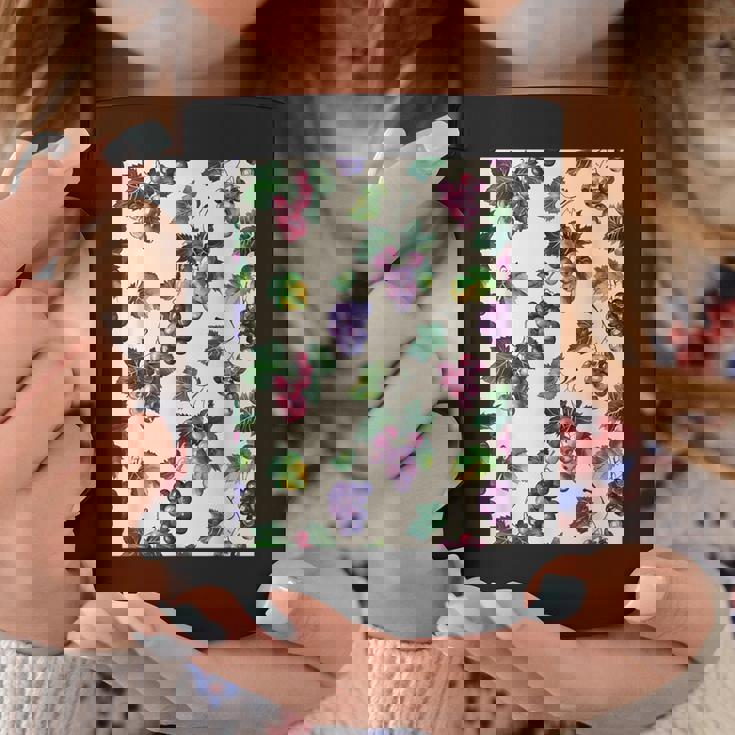 ミニマリストのブドウ柄アート。 コーヒーマグ 面白い贈り物