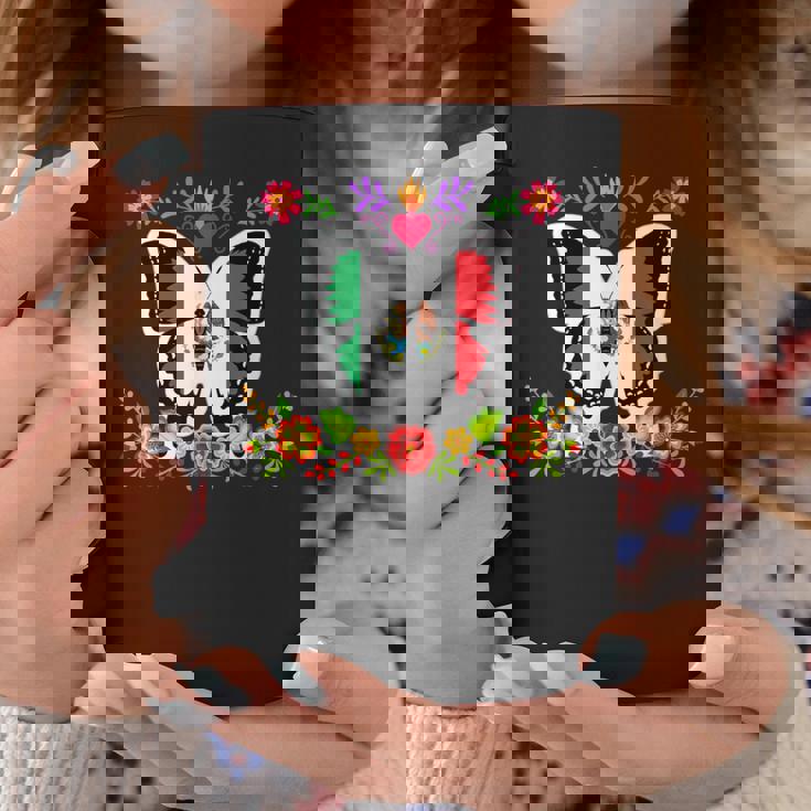 メキシコ独立記念日 バタフライ メキシコ コーヒーマグ 面白い贈り物