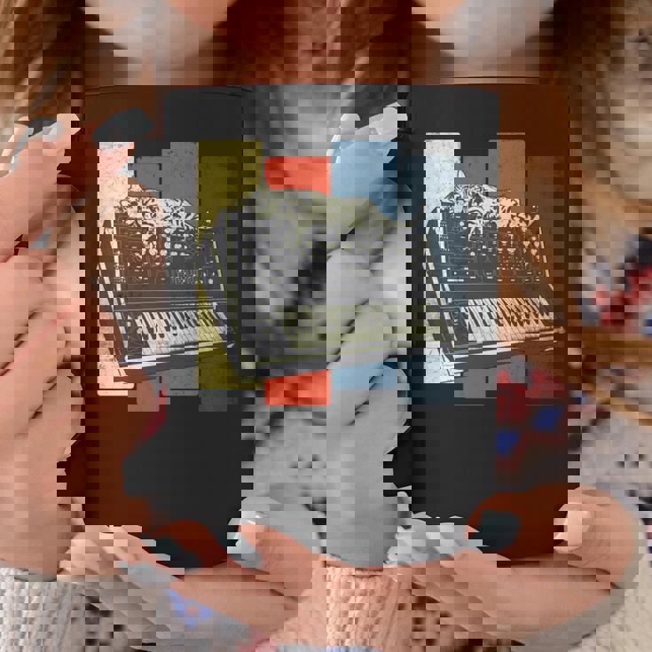 モジュラー シンセサイザー キーボード テクノ ビンテージ アナログ 猫 長袖tシャツ コーヒーマグ 面白い贈り物