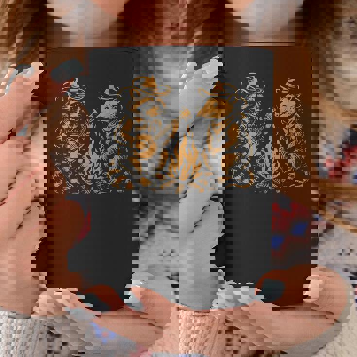 ラクーンバンジョーブルーグラスカントリーミュージック コーヒーマグ 面白い贈り物