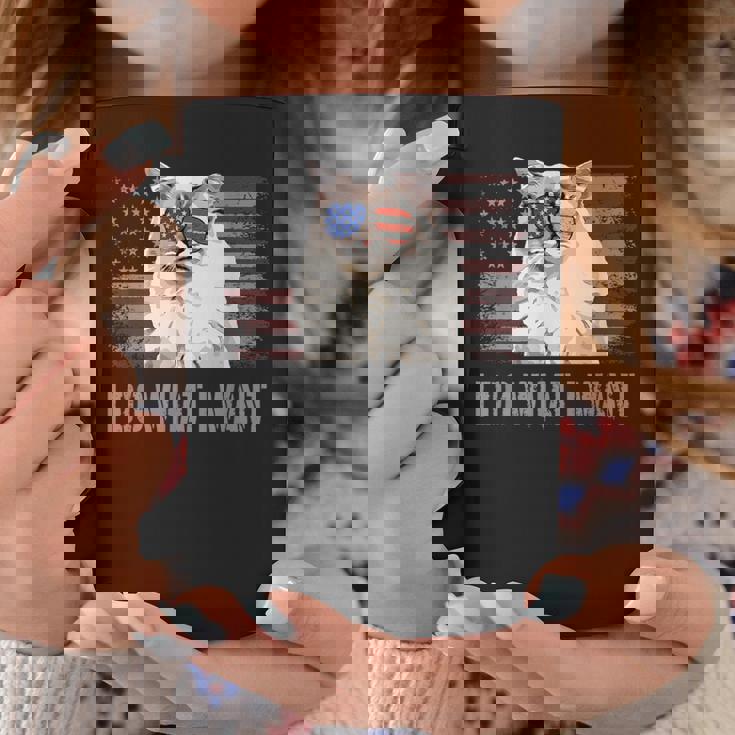 ラグドールキャット I Do What I Want Retro Usa おもしろ猫 コーヒーマグ 面白い贈り物