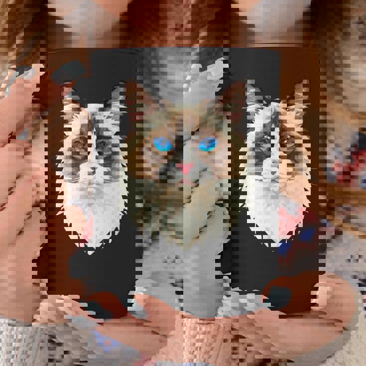 ラグドール猫ラグドール猫猫ママ甘いラグドール猫 コーヒーマグ 面白い贈り物