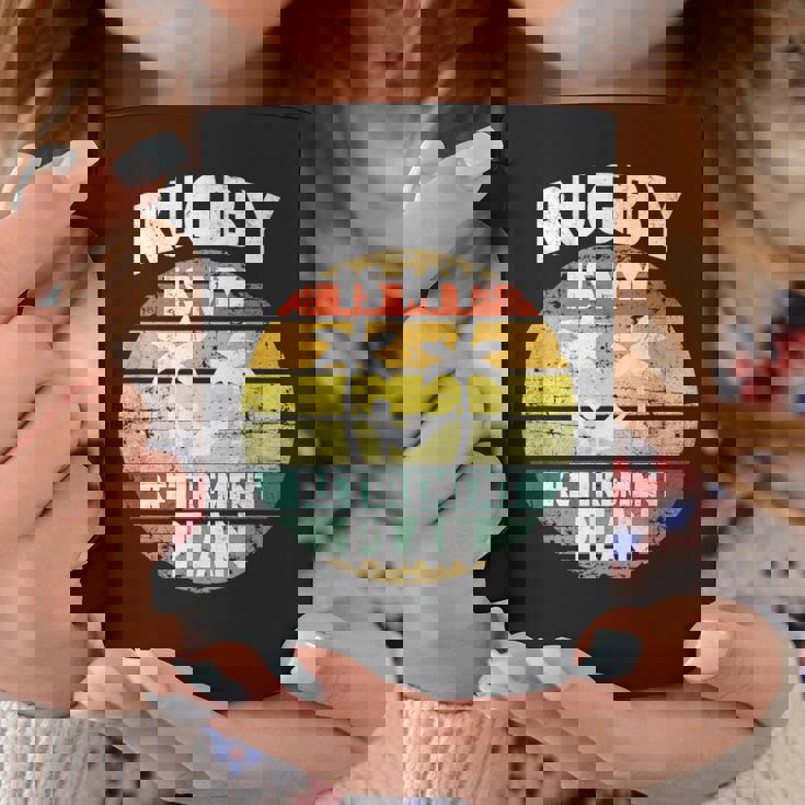 ラグビーは私の退職金制度 ラグビー部の年金受給者 コーヒーマグ 面白い贈り物