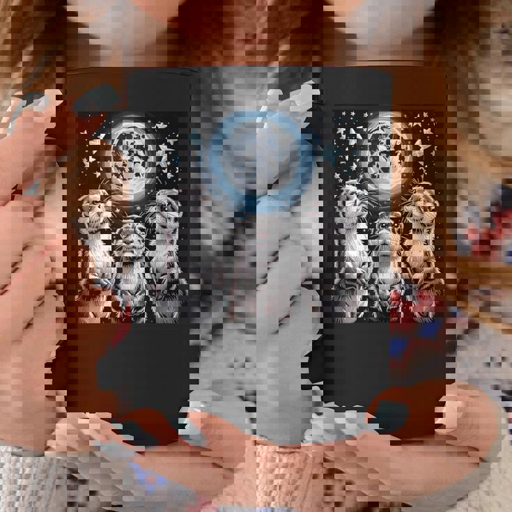 ラッコ マーチ カワウソ ハウリング 月 ヴィンテージ ラッコ コーヒーマグ 面白い贈り物