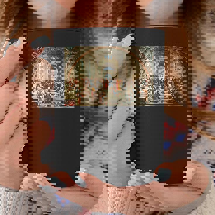 ラファエルによるアテネの学校1511 コーヒーマグ 面白い贈り物