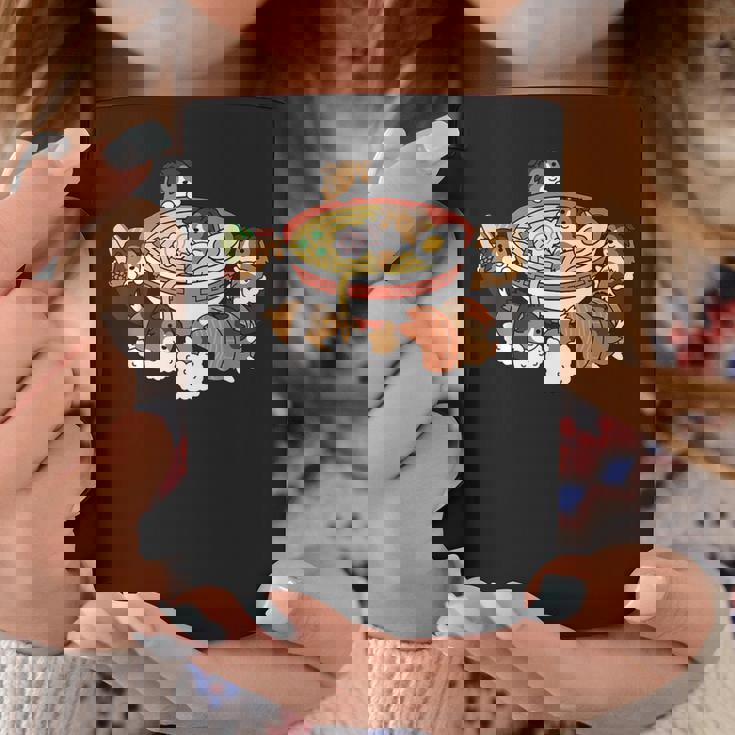 ラーメン 寿司 シェトランド シープドッグ コーヒーマグ 面白い贈り物