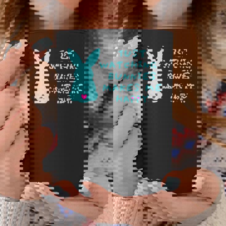 リサイズ ただうさぎを見てるだけで、幸せな気持ちになる Bunny Bunnies Rabit Happy うさぎ コーヒーマグ 面白い贈り物