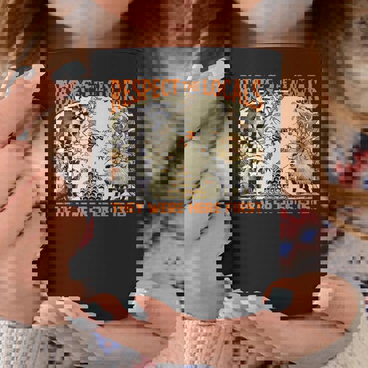 リスペクト Locals オポッサム スカンク アライグマ ハチミツ コーヒーマグ 面白い贈り物