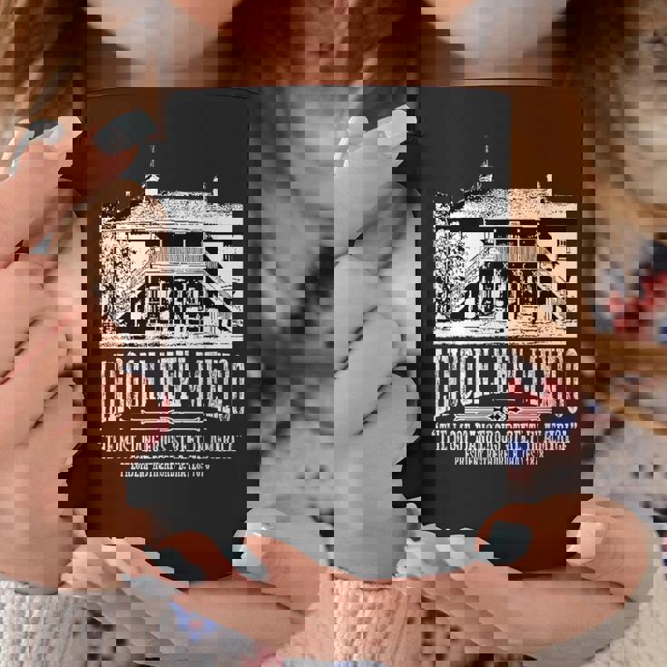 リンカーンニューメキシコ旧裁判所ビリー・ザ・キッド・エスケープス コーヒーマグ 面白い贈り物