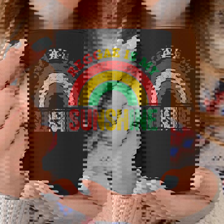 レゲエ イズ マイ サンシャイン シャツ ヴィンテージ レインボー レトロ サンシャイン コーヒーマグ 面白い贈り物