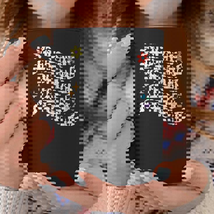 レトログルーヴィー。人生においてあまりにも多くのフェールを持つことはできません。 コーヒーマグ 面白い贈り物