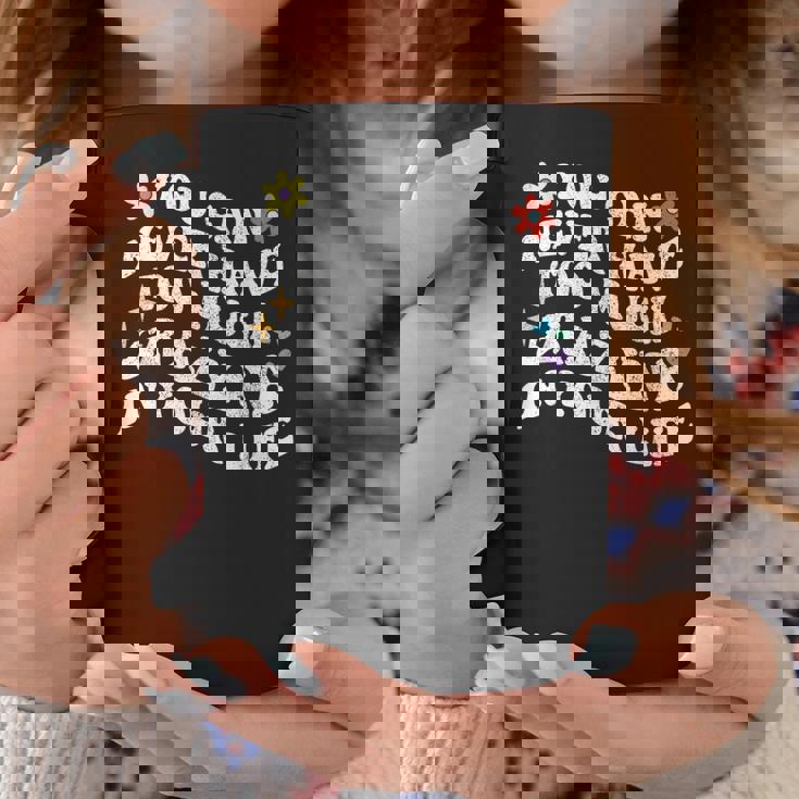 レトログルーヴィーなあなたは、決してあまりにも多くのgrazynaを持つことはできません コーヒーマグ 面白い贈り物