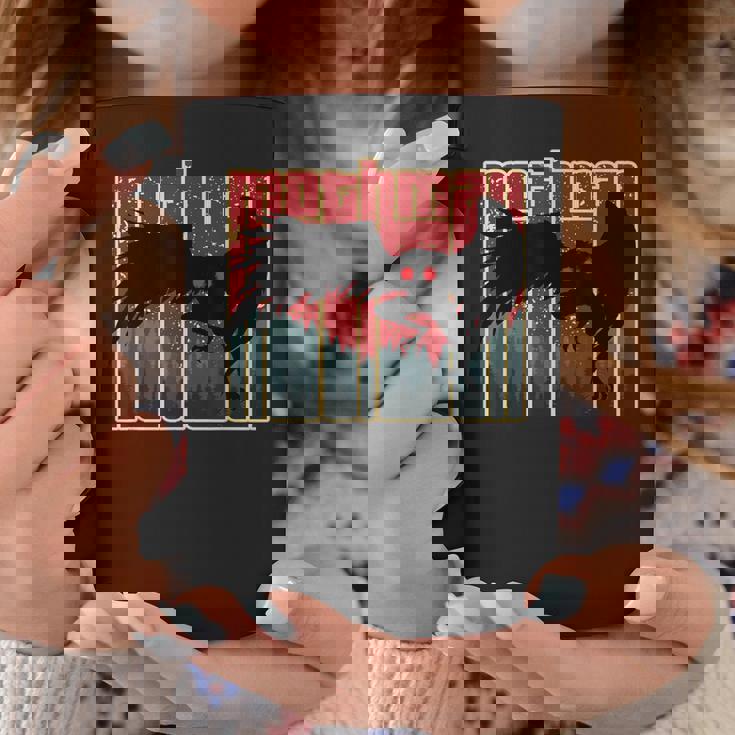 レトロモスマン-オリジナルのウェストバージニアクリプティッドアートワーク コーヒーマグ 面白い贈り物