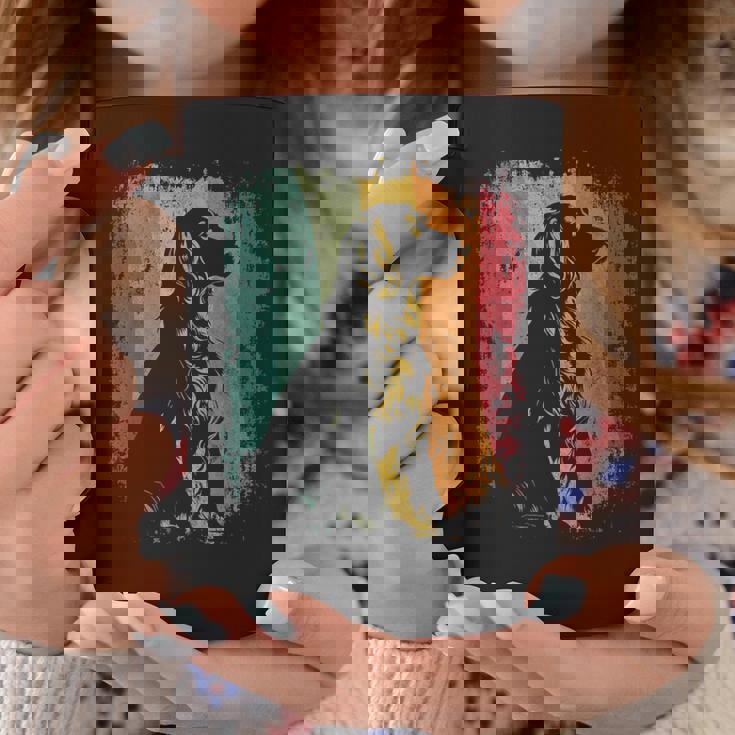 レトロヴィンテージドッグデザインイングリッシュコッカースパニエル コーヒーマグ 面白い贈り物