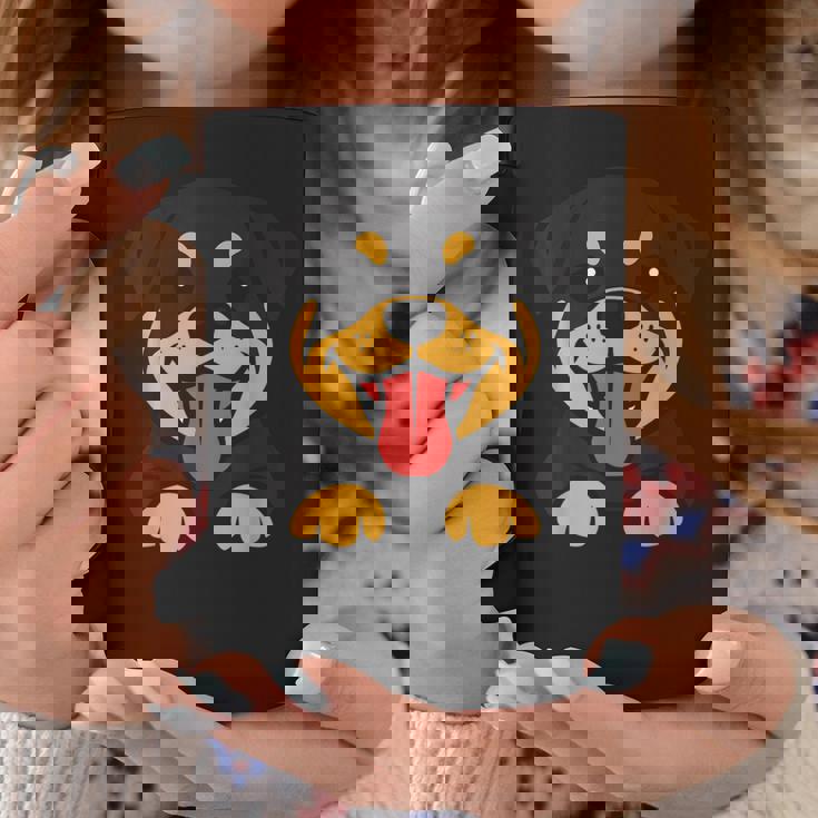 ロットワイラー犬ユーモアかわいいシンプルな愛ロットワイラー コーヒーマグ 面白い贈り物