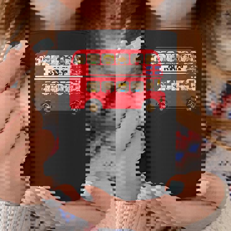 ロンドン イングランド ダブルデッカー レッドバス キッズ ツーリスト お土産 コーヒーマグ 面白い贈り物