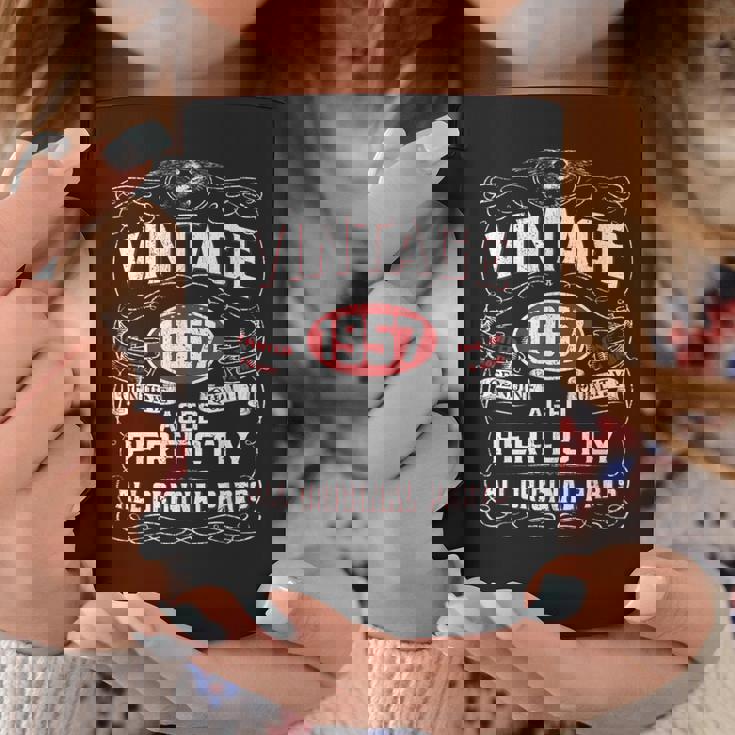 ヴィンテージ 1957年 還暦 66歳 1957年生まれ コーヒーマグ 面白い贈り物