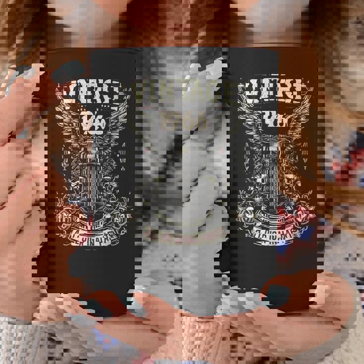 ヴィンテージ 1966年 1966年生まれ 58歳の誕生日 オートバイバイカー コーヒーマグ 面白い贈り物