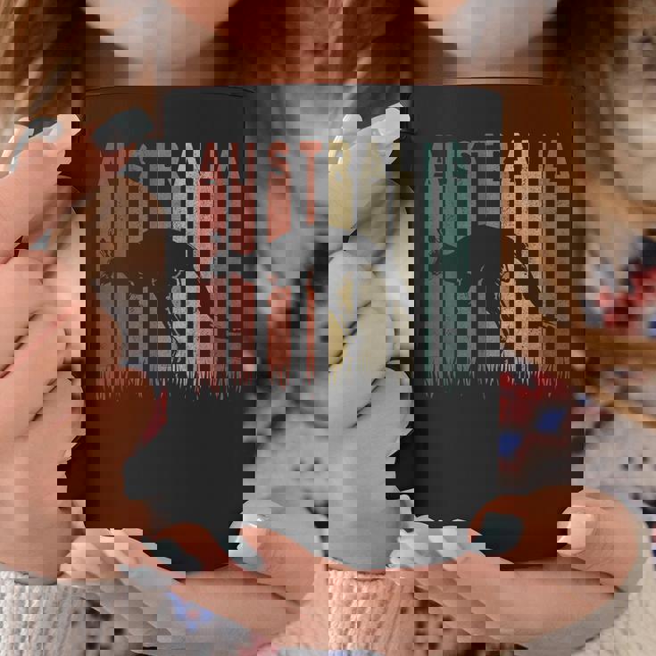 ヴィンテージ カンガルーオーストラリア オージー レトロ カンガルーオーストラリア コーヒーマグ 面白い贈り物