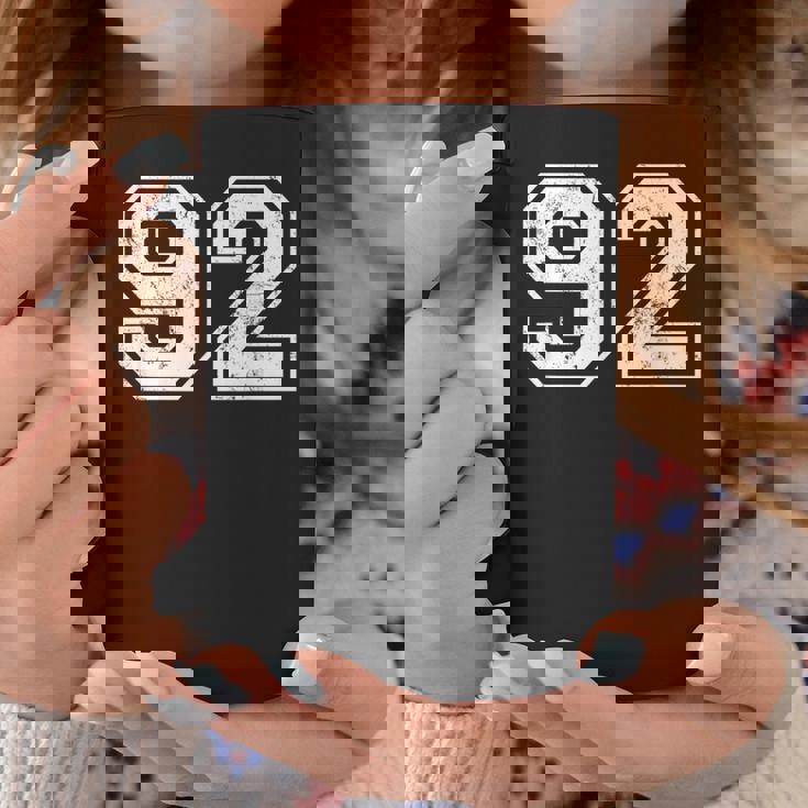 ヴィンテージ スポーツ 数字 92 九十二 コーヒーマグ 面白い贈り物