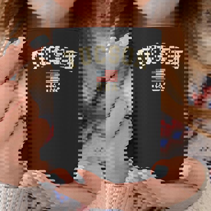 ヴィンテージ ツーソン アメリカ アメリカ 国旗 アリゾナ クール お土産 レトロ コーヒーマグ 面白い贈り物