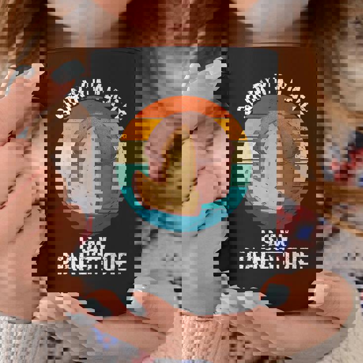 ヴィンテージ パネトーネorry I'm Late Iaw Panettone Food Lover コーヒーマグ 面白い贈り物