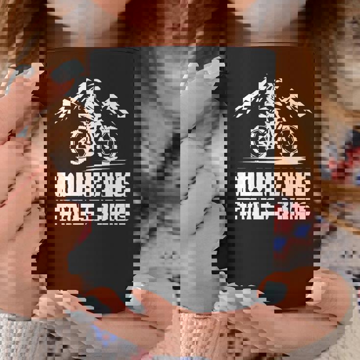 ヴィンテージ マウンテンバイク メンズ レディース バイカー Mtb トレイルバイク 長袖tシャツ コーヒーマグ 面白い贈り物