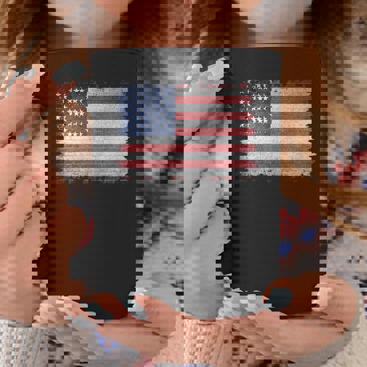 ヴィンテージ 星条旗 スタイリッシュ シンプルデザイン コーヒーマグ 面白い贈り物