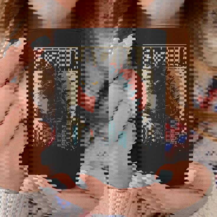 ヴィンテージキャットジラtシャツ 面白い子猫と猫 コーヒーマグ 面白い贈り物