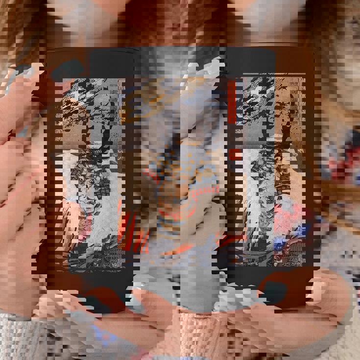 ヴィンテージ日本アート 歌川戦士武田信玄 武田信玄 コーヒーマグ 面白い贈り物