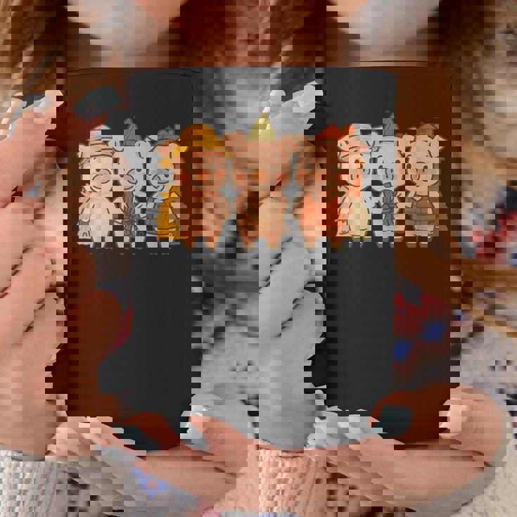 三匹の子ぶたのおとぎ話の絵本 コーヒーマグ 面白い贈り物