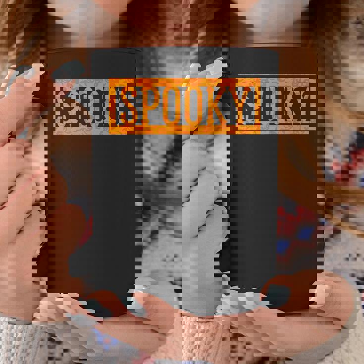 不気味なオレンジハロウィンパンプキン柄tシャツ コーヒーマグ 面白い贈り物