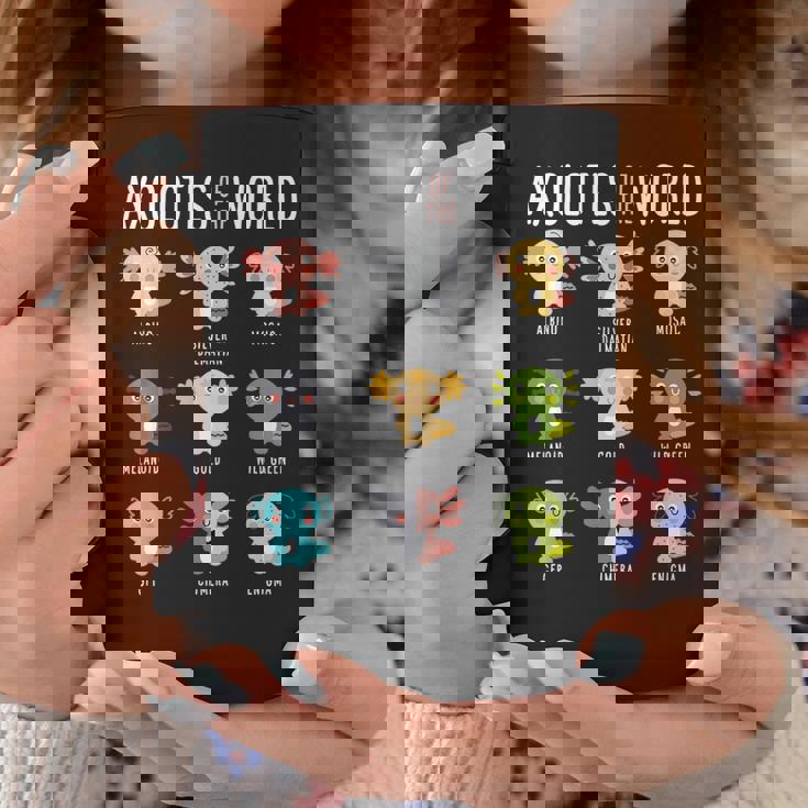 世界のウーパールーパー両生類動物好きカワイイ コーヒーマグ 面白い贈り物