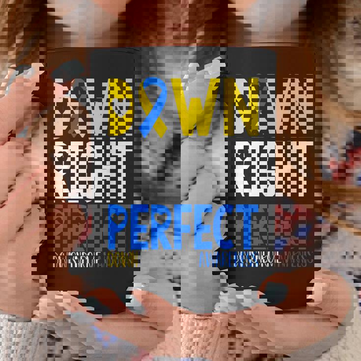 世界ダウン症啓発デーダウン右パーフェクトt21 コーヒーマグ 面白い贈り物