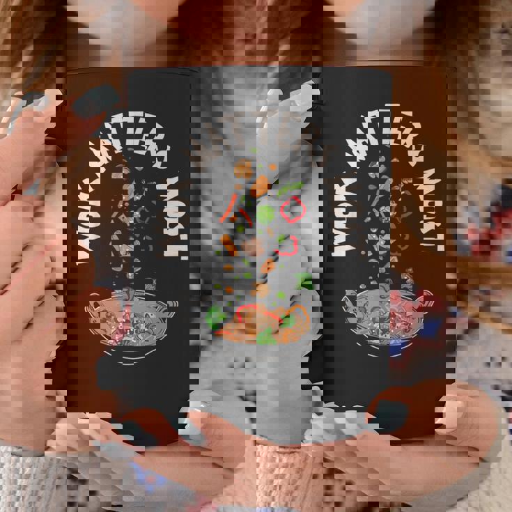 中華料理 アジアン 中華鍋 料理 食通 食品 ステートメント コーヒーマグ 面白い贈り物