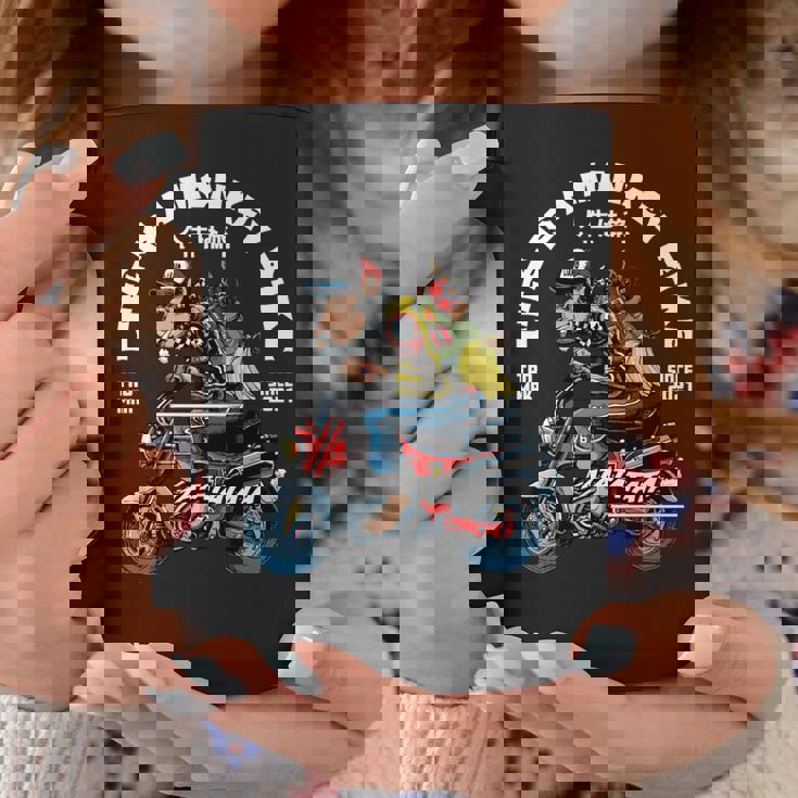 人生はモンキーバイク 長袖tシャツ コーヒーマグ 面白い贈り物