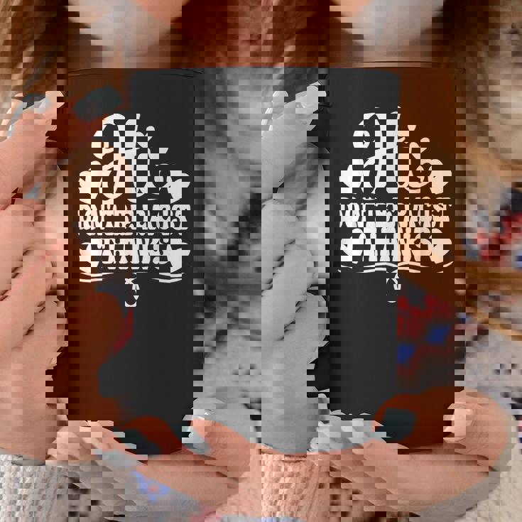 人種差別 Hi Don't Be Racist Thanks コーヒーマグ 面白い贈り物