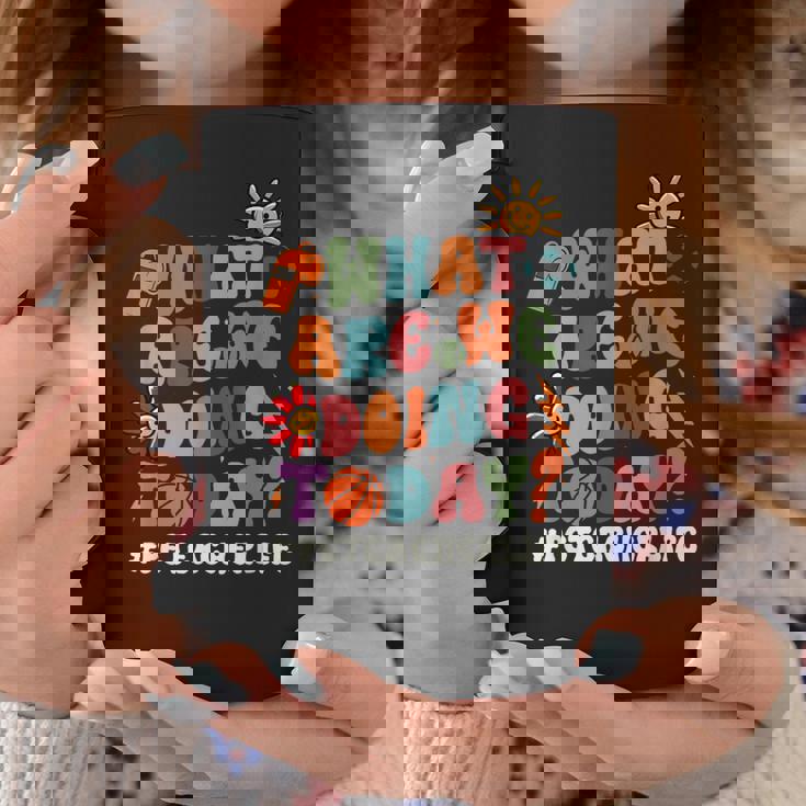 今日何をしているのか Pe先生 体育 コーヒーマグ 面白い贈り物