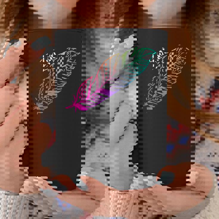 先住民フェザーtシャツ ネイティブアメリカン ズニ族 コーヒーマグ 面白い贈り物