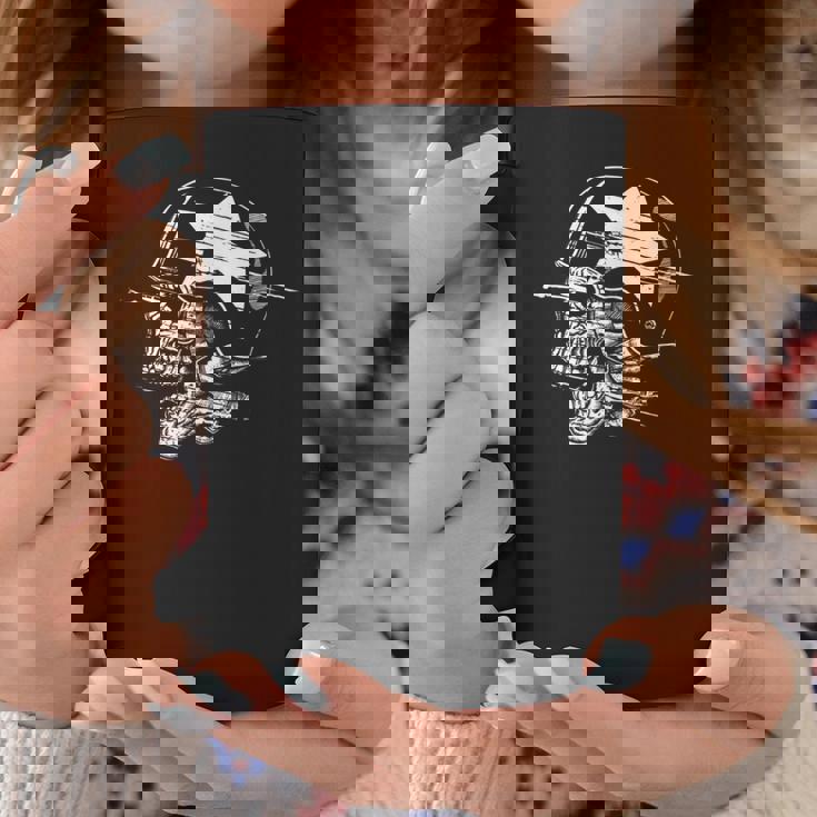 兵士 スカル スケルトン ミリタリー アーミー メモリアルデー 愛国心 コーヒーマグ 面白い贈り物