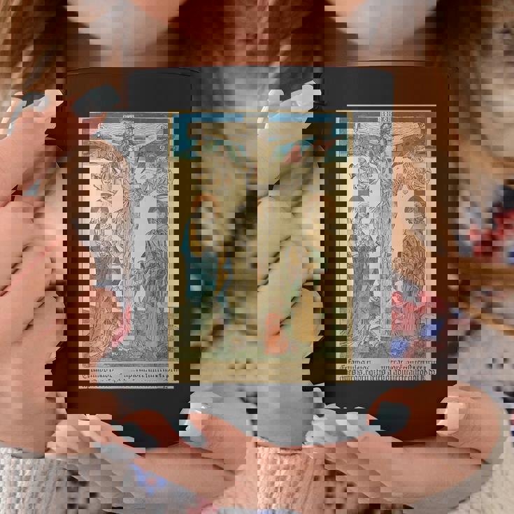 十字架上のイエス 中世美術 キリスト教 カトリック コーヒーマグ 面白い贈り物