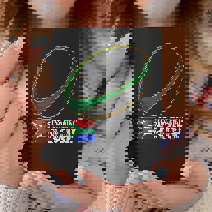 南アフリカラグビー南アフリカ国旗 コーヒーマグ 面白い贈り物